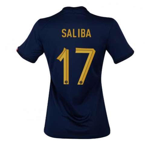 Dres Francuska William Saliba #17 Domaci za Žensko SP 2022 Kratak Rukav